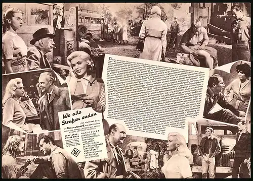 Filmprogramm IFB Nr. 3800, Wo alle Strassen enden, Betty Lou Keim, Joan Collins, Regie: Victor Vicas