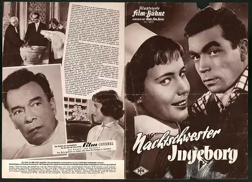 Filmprogramm IFB Nr. 4212, Nachtschwester Ingeborg, Ewald Balser, Claus Biederstaedt, Regie: Geza von Cziffra