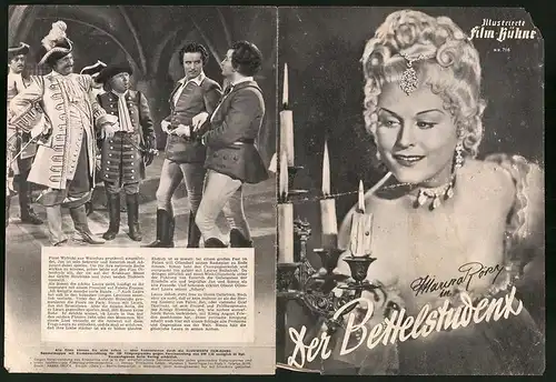 Filmprogramm IFB Nr. 716, Der Bettelstudent, Marika Rökk, Fritz Kampers, Regie: Georg Jacoby