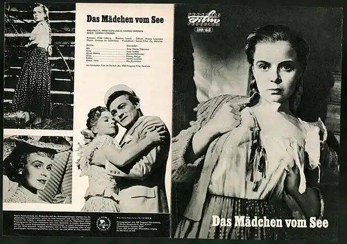 Filmprogramm PFP Nr. 110 /65, Das Mädchen vom See, Aino-Maija Tikkanen, Jussi Jurkka, Regie: Hannu Leminen