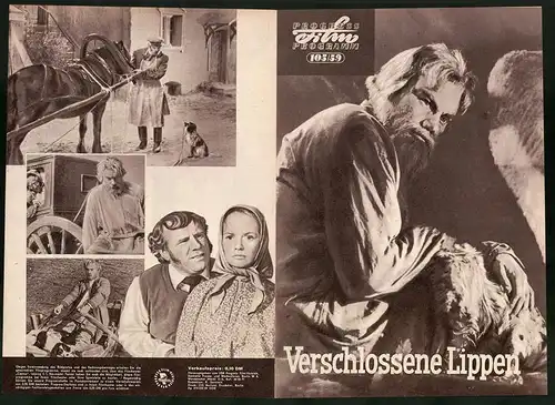 Filmprogramm PFP Nr. 105 /59, Verschlossene Lippen, A. Kotschetkow, E. Polewizkaja, Regie: A. Bobrowski