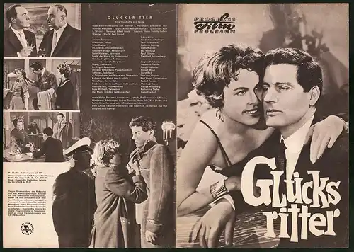 Filmprogramm PFP Nr. 83 /57, Glücksritter, Heidemarie Hatheyer, Paul Hubschmid, Regie: A. M. Rabenalt