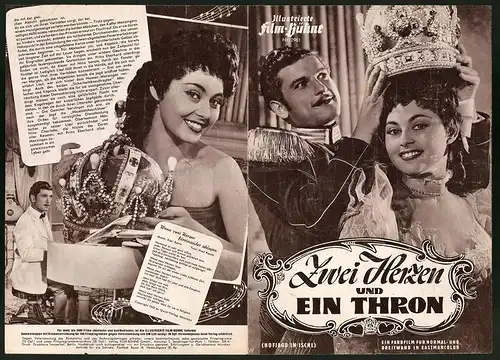 Filmprogramm IFB Nr. 2961, Zwei Herzen und ein Thron, Elma Karlowa, Hans v. Borsody, Regie: Hanns Schott-Schöbinger