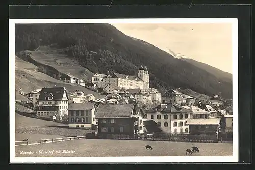 AK Disentis - Neudorf, Gesamtansicht mit Kloster