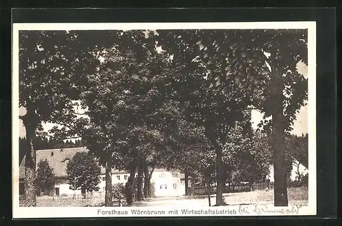 AK Grünwald, Gasthof Forsthaus Wörnbrunn