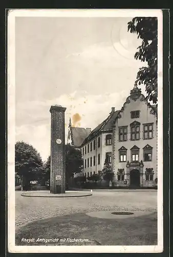 AK Rheydt, Amtsgericht mit Fischerturm