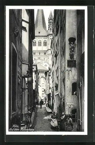 AK Köln, Strasseneck Auf dem Rothenberg, Ecke Salzgasse