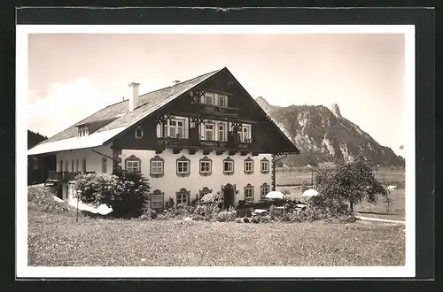 AK Ettal, Fremdenheim Cafe Benediktenhof