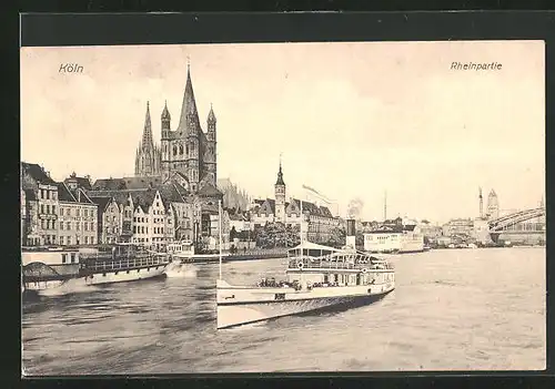 AK Köln, Rheindampfer
