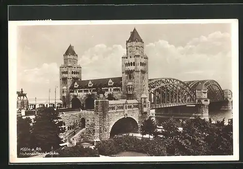 AK Köln, Hohenzollernbrücke