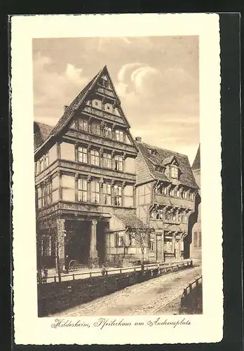AK Hildesheim, Pfeilerhaus am Andreasplatz