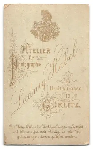 Fotografie Ludwig Habel, Görlitz, Breitestr. 16, Alte Dame mit langer Nase in schwarzem Kleid