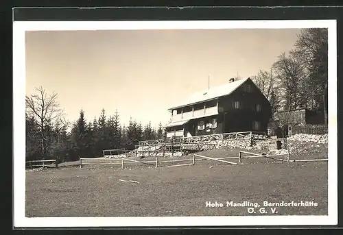 AK Berndorfer Berghütte, Hohe Mandling