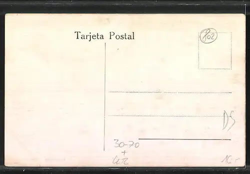 AK Montevideo, Legación Argentina, Argentinische Botschaft