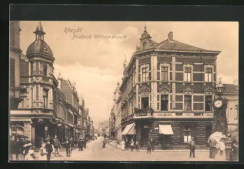 AK Rheydt, Partie in der Friedrich Wilhelmstrasse