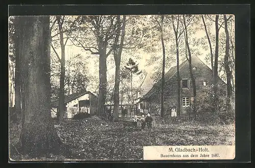 AK Mönchengladbach-Holt, Bauernhaus aus dem Jahre 1687