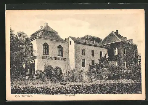 AK Odenkirchen, Blick auf das Burghotel Vogt