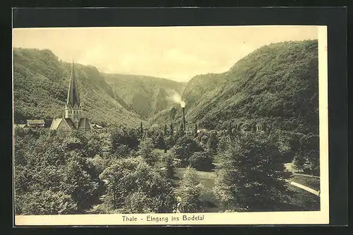 AK Thale, Eingang ins Bodetal