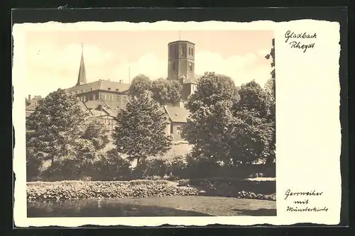 AK Gladbach-Rheydt, Geroweiher mit Münsterkirche