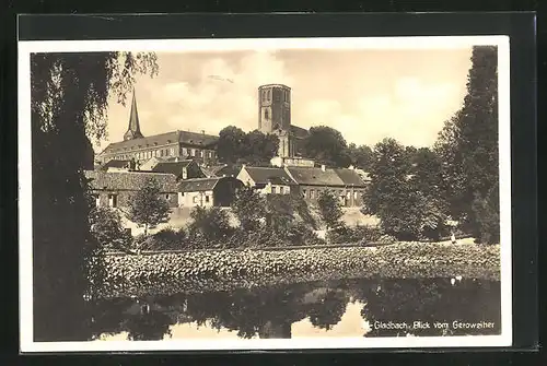 AK Mönchengladbach, Blick vom Geroweiher