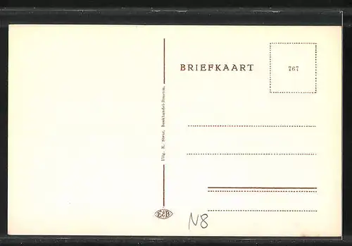 AK Bussum, Bloemenhuis, Const. Huygenslaan