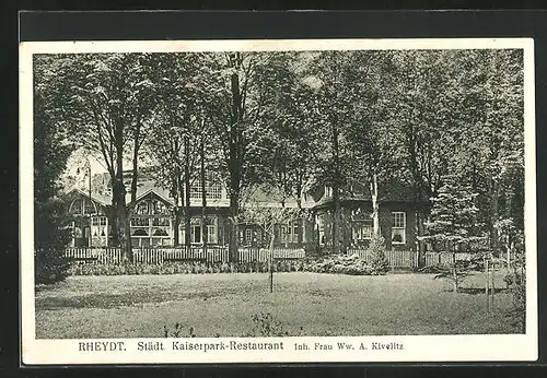 AK Rheydt, Städt. Kaiserpark-Restaurant