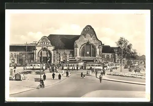 AK Mönchengladbach, Hauptbahnhof und Vorplatz