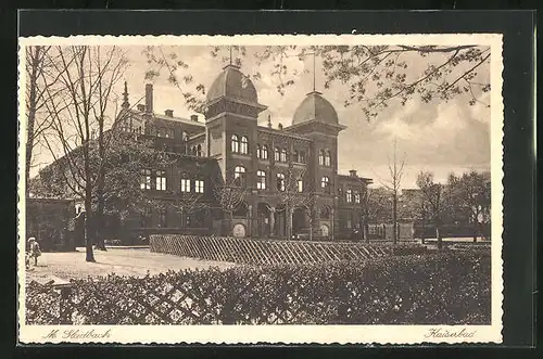 AK Mönchengladbach, Blick auf das Kaiserbad