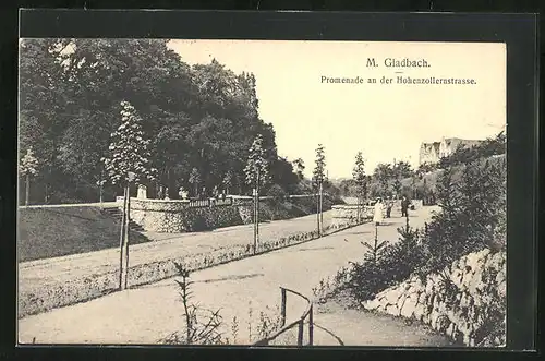 AK Mönchengladbach, Promenade an der Hohenzollernstrasse