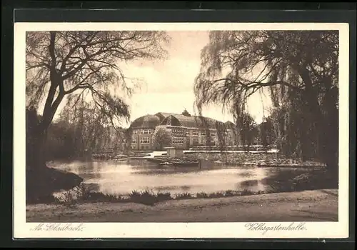 AK Mönchengladbach, Blick auf die Volksgartenhalle