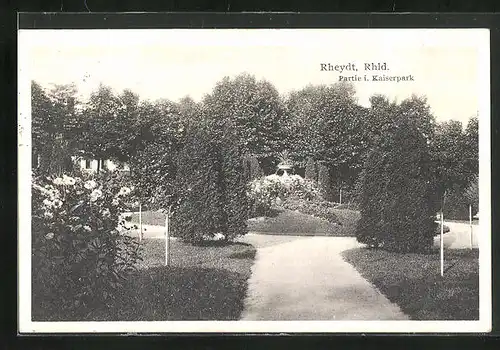 AK Rheydt, Partie im Kaiserpark