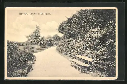 AK Rheydt, Partie im Kaiserpark