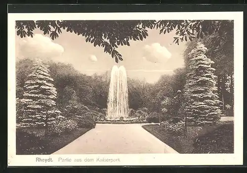 AK Rheydt, Partie aus dem Kaiserpark