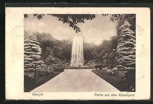 AK Rheydt, Partie aus dem Kaiserpark