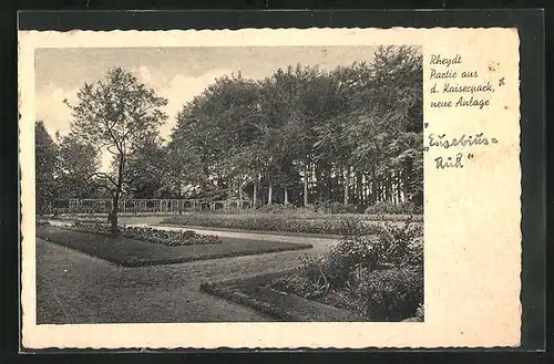 AK Rheydt, Partie aus dem Kaiserpark, neue Anlage