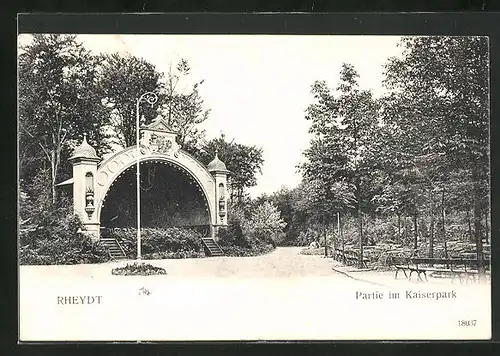 AK Rheydt, Partie im Kaiserpark