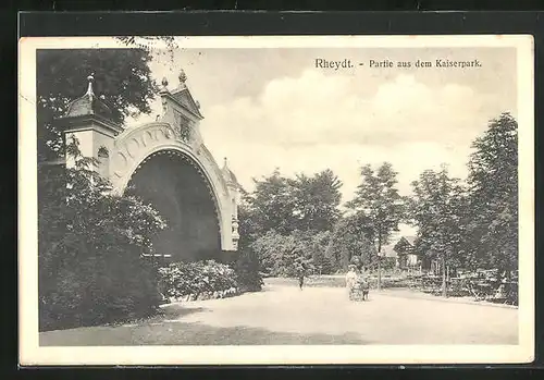 AK Rheydt, Partie aus dem Kaiserpark