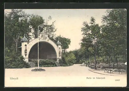 AK Rheydt, Partie im Kaiserpark