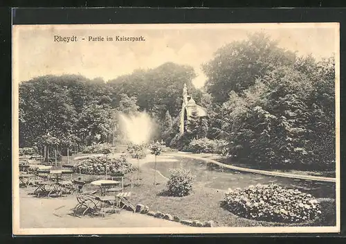 AK Rheydt, Partie im Kaiserpark
