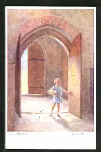 Künstler-AK Margaret W. Tarrant: The open door
