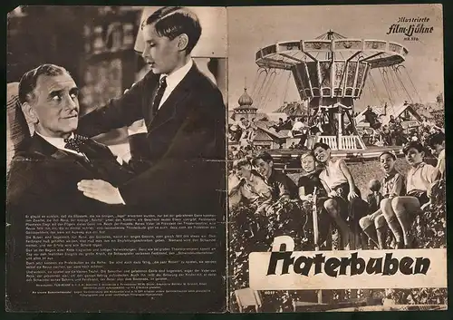 Filmprogramm IFB Nr. 326, Piratenbuben, Hermann Thimig, Rosy Werginz, Regie: Paul Martin