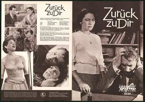 Filmprogramm PFP Nr. 81 /59, Zurück zu Dir, Jela Tucna-Lukesova, Ladislav Chudik, Regie: Frantisek Kudlac