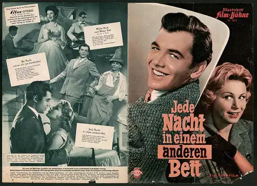 Filmprogramm IFB Nr. 3615, Jede Nacht in einem anderen Bett, Gerhard Riedmann, Waltraut Haas, Regie: Paul Verhoeven