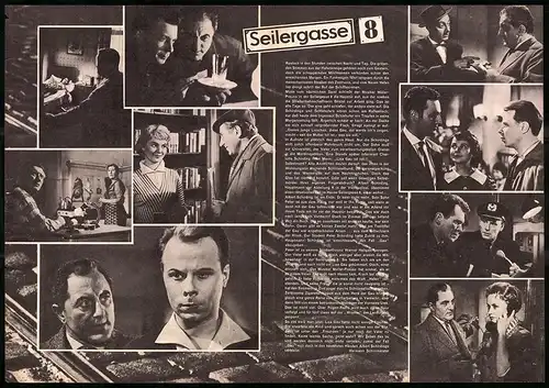 Filmprogramm PFP Nr. 94 /60, Seilergasse 8, Martin Flörchinger, Maqnja Behrens, Regie: Joachim Kunert