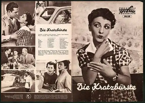 Filmprogramm PFP Nr. 56 /58, Die Kratzbürste, L. Abaschidse, T. Muschkudiani, Regie: Nikolai Sanischwili