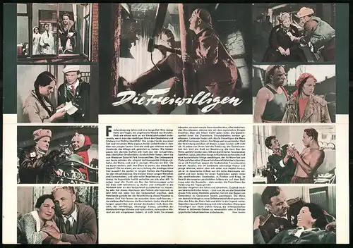 Filmprogramm PFP Nr. 45 /59, Die Freiwilligen, M. Uljanow, E. Bystrizkaja, Regie: Juri Jegorow