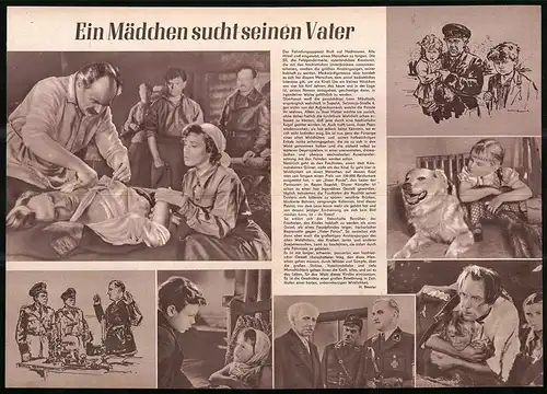 Filmprogramm PFP Nr. 23 /60, Ein Mädchen sucht seinen Vater, A. Kamenkowa, W. Guskow, Regie: L. Golub