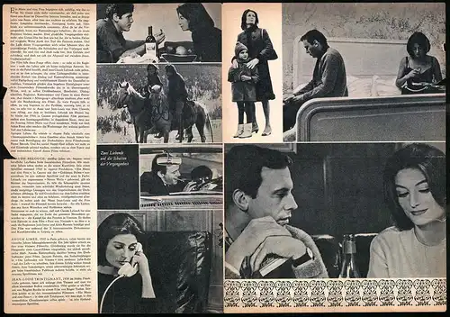 Filmprogramm Film für Sie Nr. 51 /68, Ein Mann und eine Frau, Anouk Aimée, Jean-Louis Trintignant, Regie: C. Lelouch