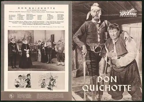 Filmprogramm PFP Nr. 7 /58, Don Quichote, J. Tolubejew, B. Freindlich, Regie: G. Kosinzew
