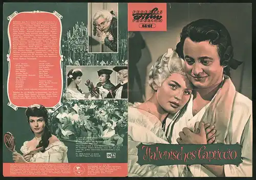 Filmprogramm PFP Nr. 65 /61, Italienisches Capriccio, Claude Laydu, Christel Bodenstein, Regie: Glauco Pellegrini